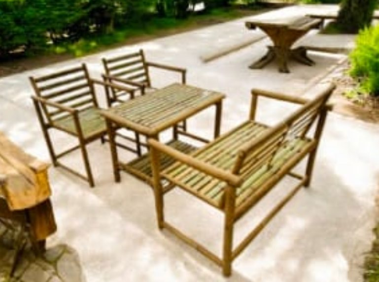 Patio Bamboo Furniture Set