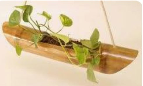 Single Horizontal Hanging Planter