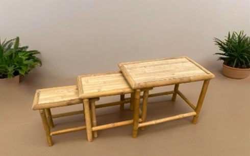 Contemporary nesting Side Table. Set of 3 Tables